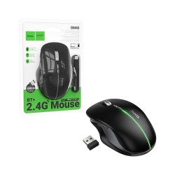 Rato sem Fios Hoco GM40 Dixon Dual Mode 2.4G Preto